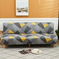 thumbnail image 3 of Stretch Armless Sofa Cover Armless Sofa Slipcover 1 Seater Sofa Cover, 3 of 5