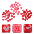 thumbnail image 2 of Shisuyan Beads Mixed Type Red 60Pcs 0.6X0.6in, 2 of 8
