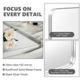 thumbnail image 4 of PAIHOME Silver Metal Framed Bathroom Mirror for Wall, Vanity Mirror for Modern Decorative, 4 of 7