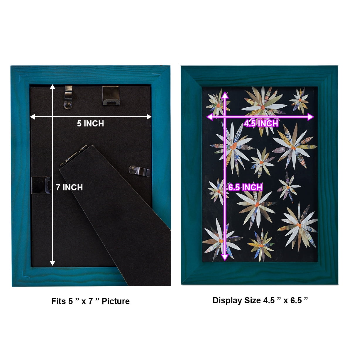Starburst Too I - Framed Print w/glass - Ocean Blue