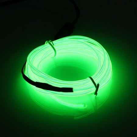 Flexible El Wire Tube Glow Rope Kit 3m 9 8ft Neon Strip