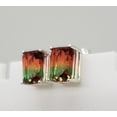 thumbnail image 7 of 3.5ct Watermelon Tourmaline Sterling Silver Earrings, 7 of 7