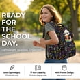 thumbnail image 2 of Kuiaobaty Math Panda Print Backpack and Lunch Box Set for Kids 8-12 Multi Pockets Backpack and Lunch Bag with Adjustable Strap Lightweight Bookbag with Pencil Case for School Travel, 2 of 7