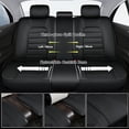 thumbnail image 6 of 1999 Car Seat Cover for Subaru Legacy Outback Limited, Black Car Seat Covers, PU Leather, 5 Piece Full Set, Non-slip, Suitable for All Seasons, Beautify the Interior of Old Cars, 6 of 7