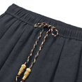 thumbnail image 5 of HOMADLES Men's Casual Jogger Pants Elastic Waist Loose Fit Lightweight Sports Pants Solid Color Breathable Athletic Pants Black Size 3XL, 5 of 7