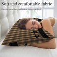 thumbnail image 5 of Brown Black Plaid Pillow Covers 16"x24", Vintage Rustic Star Buffalo Check Soft Brushed Microfiber Breathable Throw Pillow Covers, Decorative Pillowcase with Zipper for Couch Sofa Bedroom Living Room, 5 of 9