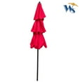 thumbnail image 5 of 9Ft 3 Tier Patio Umbrella,Outdoor Umbrella with Crank & Tilt,Market Umbrella with Wind Vents,Water Resistant,UV Protection 40+,Canopy Umbrella for Patio/Garden/Pool/Table, 5 of 6