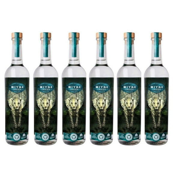 Pack de 6 Mezcal Mitre Origen Artesanal Joven 700 ml