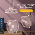thumbnail image 3 of Mlkoz Fans for Home Clearance, Dormitory Desktop Portable Silent Small Fan USB Multifunctional Fan, Men Gifts, 3 of 5