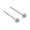 Silver, variant on Minimalist Stud Earrings Ear Pins For Cartilage And Lobe Round Bead Ear Jewelry Stud Earring Hot Earrings Pool Earrings for Women Heart Statement Earrings Packs of Earrings Drop Pearl Earrings Orb