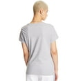 thumbnail image 4 of Hanes Perfect-T Women's V-Neck Cotton T-Shirt, Value 2-Pack Light Steel L, 4 of 5