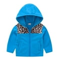 thumbnail image 2 of Odeerbi Baby Boys Girls Coats Outerwear Jackets Children's Leopard-print Jacket Fleece Hooded Zipper Jacket, 2 of 9