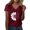 Wine, variant on Plus Size Womens Clothes Womens Floral Tops Short Sleeve, Women's Sunshade Summer T Shirt Plus Size Loose Top Top Girls Short Sleeve Graphic Casual V Neck T Shirt Dark Gray, L