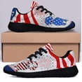 thumbnail image 3 of Dachshund American flag Decorative With Dog Shoes Sneakers Black Size 9, 3 of 7