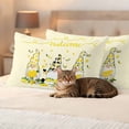thumbnail image 3 of Lemon Dwarf Outdoor Pillow Covers Pack of 2 Welcome Green Leaf Summer Yellow Background Waterproof Throw Pillow Covers Decorative Cushion Cases for Patio Garden Tent Balcony Couch 20x12 inch, 3 of 9
