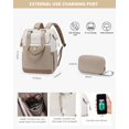thumbnail image 5 of Lovevook Laptop Backpack for Women 15.6 inch, Fashion Women Laptop Work Bag, College Teacher Nurse Backpack Purse, 5 of 8