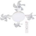 thumbnail image 2 of Luz De Ventilador De Techo, 10-100% De Brillo, Temperatura De 3 Colores, Control Remoto, Lámpara De Ventilador Pequeña Para Enchufe E26 E27 Para Cocina Y Dormitorio, 2 of 7