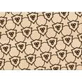 thumbnail image 1 of Ahgly Company Indoor Rectangle Patterned Light Brown Area Rugs, 2' x 5', 1 of 6