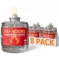thumbnail image 1 of Set de velas de emergencia GasOne, paquete de 8, más de 115 horas de combustión, 1 of 8