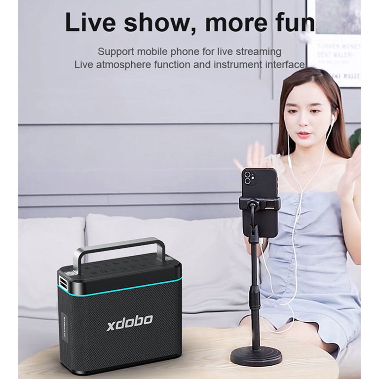 XDOBO Truth/Tuner 200W BT speaker K song all-in-one microphone