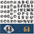 thumbnail image 1 of 2 Sheets A-Z Letters Water Soluble Embroidery Stabilizers Initial 52Pcs Patterns Hand Sewing Stick and Stitch A4 Transfers Fabric Wash Away Pre-Printed Self Adhesive for Cloth Sewing Lovers, 1 of 6