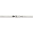 thumbnail image 3 of 925 Sterling Silver 3mm Magic Herringbone Chain Bracelet, 3 of 8