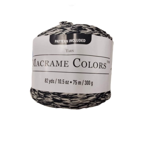Macrame Colors Yarn 82 Yards 10.5 oz Loops  Threads
