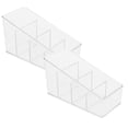 thumbnail image 1 of Oleegame 2PC Produce Storage Tea Bag Organizer Clear Plastic Tea Bag Holder Tea Bag Box Storage Coffee Condiment Organizer Sugar Packet Holder For Home Cabinet Kitchen Countertop Clear, 1 of 9