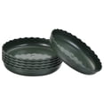thumbnail image 1 of Unique Bargains 5.3' Plastic Wave Round Plant Pot Saucer Flower Drip Tray, Green 6 Pack, 1 of 5