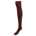 thumbnail image 4 of Señoras de Invierno de Punto sobre Botas rgas Calcetines hasta El Muslo Leggings - Café Sunnimix Calcetines de mujer, 4 of 8