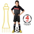 thumbnail image 4 of Crown Sporting Goods 4 ft Junior-Size Soccer Training Penalty Dummy - Portable Defender for Coaching, 4 of 7