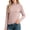 Hot Pink, variant on Kids Cherry Embroidery Half Turtleneck Long Sleeve Base Shirt Thick Windproof Stretch Skin-Friendly Kids Thermal Top Dopamine Multi Color Versatile Layering Tee for Autumn Winter