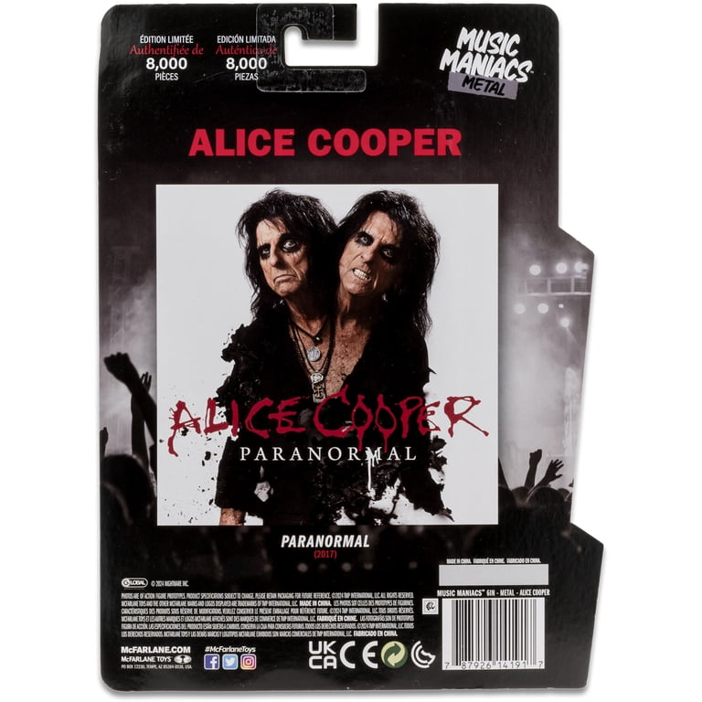 Figurine Alice Cooper McFarlane Metal Music Maniacs Neuve Sous Blister