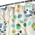 thumbnail image 3 of Colorful Wildflower and Nature-Inspired Shower Curtain, 72x72 Polyester with Plastic Rings, Artistic Bloom Style, 3 of 5