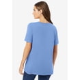 thumbnail image 2 of Woman Within Plus Size Perfect Short-Sleeve Crewneck Tee (Petite Available), 2 of 6