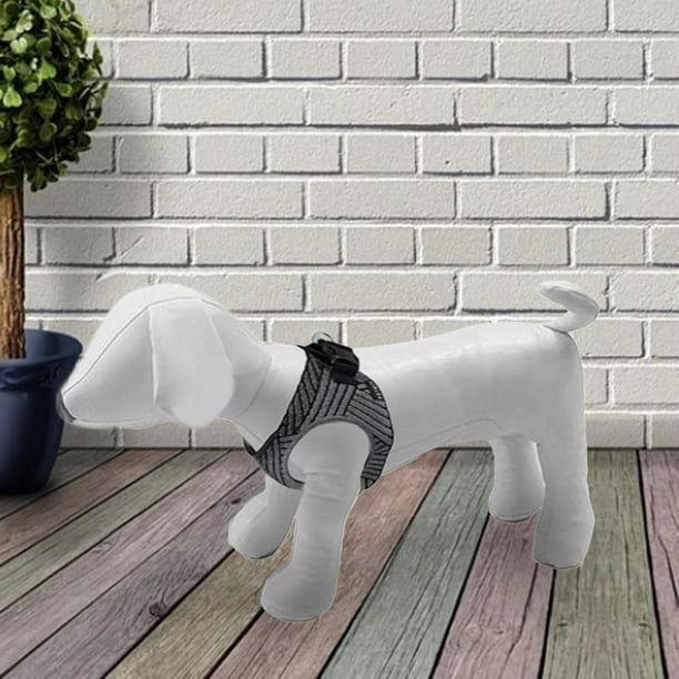 1 Maniquí de Perro, Posición de piezaza, Modelo de material cuero PU para Exhibir Ropa para Perros, Collares, Ropa, Suministros para Tiendas de Mascotas , L, Perro Yinane Maniquí de perros