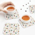 thumbnail image 7 of Lsque Cute tractor and vehicle Pattern 4" Drink Coasters Set of 6, Leather Absorbent Coasters, Table Coaster Set Decorative Coffee Cup Coasters Housewarming Gift,Square, 7 of 7
