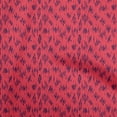thumbnail image 1 of oneOone Cotton Poplin Twill Red Fabric Brush Stroke Dress Material Fabric Print Fabric By The Yard 56 Inch Wide, 1 of 5