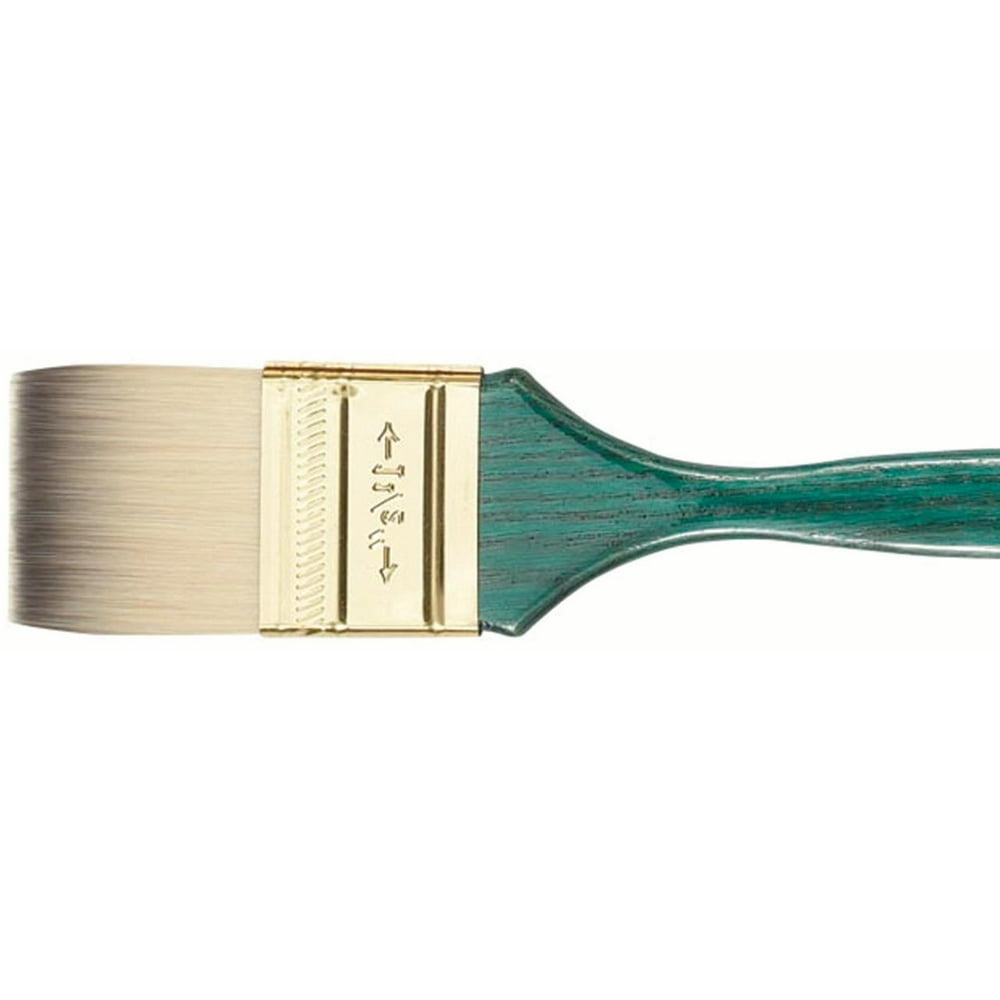 Princeton Brush Umbria Synthetic Blend Acrylic & Gouache Brush, Flat
