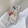 thumbnail image 1 of Fasion Luxury 3D Electroplated Meteorite Phone Case For iPhone 11 12 13 14 15 Pro Max Bling Metallic Shockproof Soft Back Cover, 1 of 7