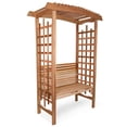 thumbnail image 1 of All Things Cedar 5-ft Garden Arbor with Bench, 1 of 3