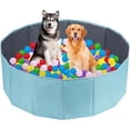 thumbnail image 1 of Foldable Ball Pit, Foldable Ball Pit for Dogs, Ball Pit for Dogs, Dog Ball Pit for All Types of Dogs, Portable and Foldable Kids Ball Pit, Suitable for Indoor and Outdoor (Without Toy Ball), 1 of 5