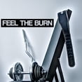 thumbnail image 2 of QTH Feel The Burn | Motivational Large Gym Wall Decal Quote for Home Gym Yoga Exercise Fitness Workout Motivational Wall Art Decor Vinyl Removable Sticker 22x32 in, 2 of 4
