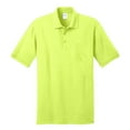thumbnail image 4 of Mafoose Men Core Blend Polo Male Knit Pocket Shirt Safety Green L, 4 of 6