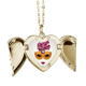 thumbnail image 1 of La feminidad máscara Feliz Carnaval de Venecia Collar colgante en forma de melocotón con alas Unbranded M, 1 of 3