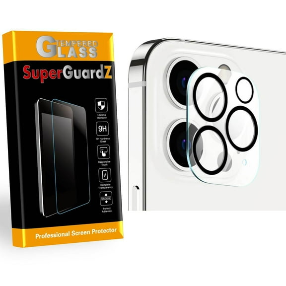 [3-Pack] For Rear Camera Lens of iPhone 13 Pro Max - SuperGuardZ Tempered Glass Screen Protector, 9H, Anti-Scratch, Anti-Bubble, Anti-Fingerprint