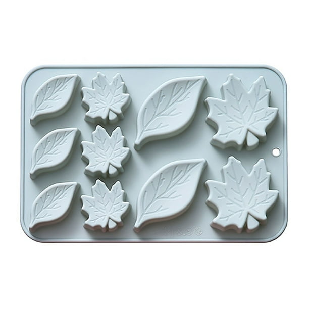 Hoja De Silicona Molde De Silicona Para Pasteles Otoño Hoja De Arce Molde Con Temática Otoñal Para Acción De Gracias Halloween Chocolate Caramelos Cupcakes Adornos Jabón De Resina Velas