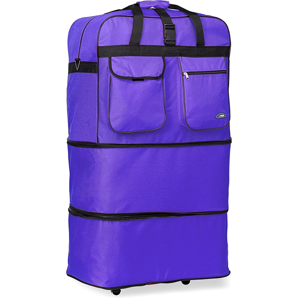 Travel Sport Hipack 30" Inch expandable wheeled duffle bag Purple