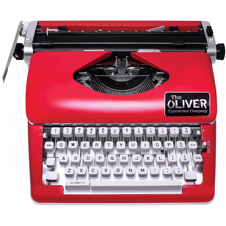 The Oliver Typewriter Company Timeless Manual Typewriter (Red