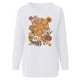 thumbnail image 4 of Pntutb Mujeres Casual Manga Completa Cuello Redondo tops Camisas Sueltas Blusa Estampado de Sol y Luna Sudadera Gráfica Pntutb Pntutb-5700, 4 of 6
